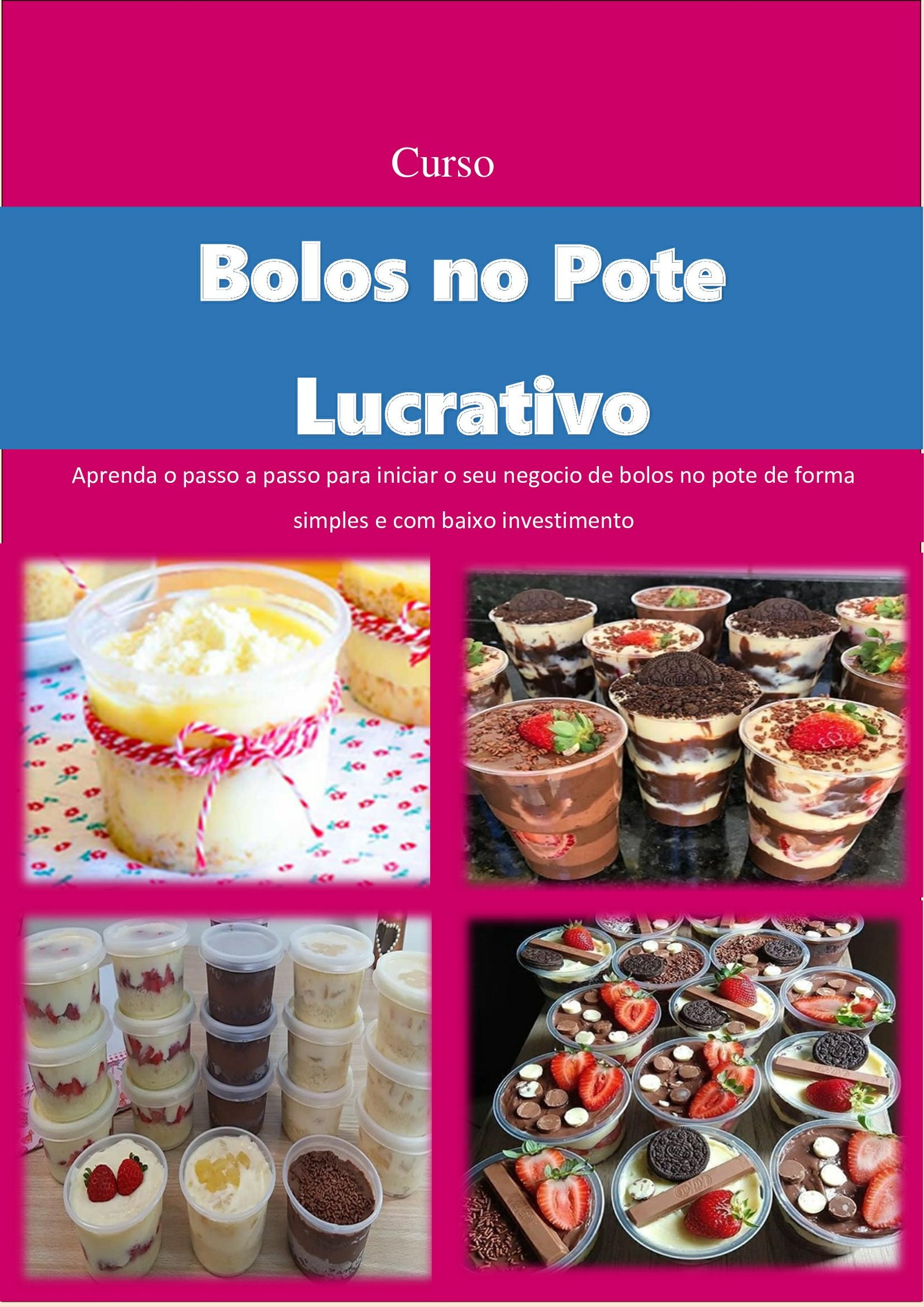 bolos no pote